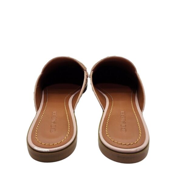 Coach Women's Fiona Leather Loafer Slide Shoes - 11B - Picture 5 of 10